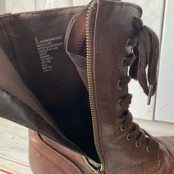 SOLD Brown Riding / Combat Boots - Picture 7 of 7